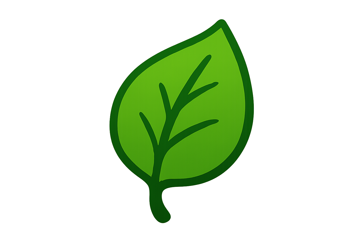 haz una hoja verde que represente naturaleza en emoji